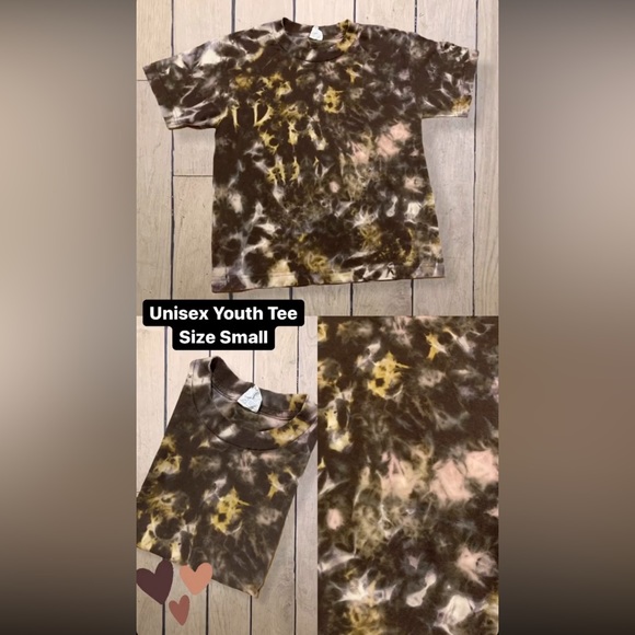 ⭐️ Keiki Reverse Dye T-Shirt in Makue (brown) 🤎 -NEW - Picture 1 of 4